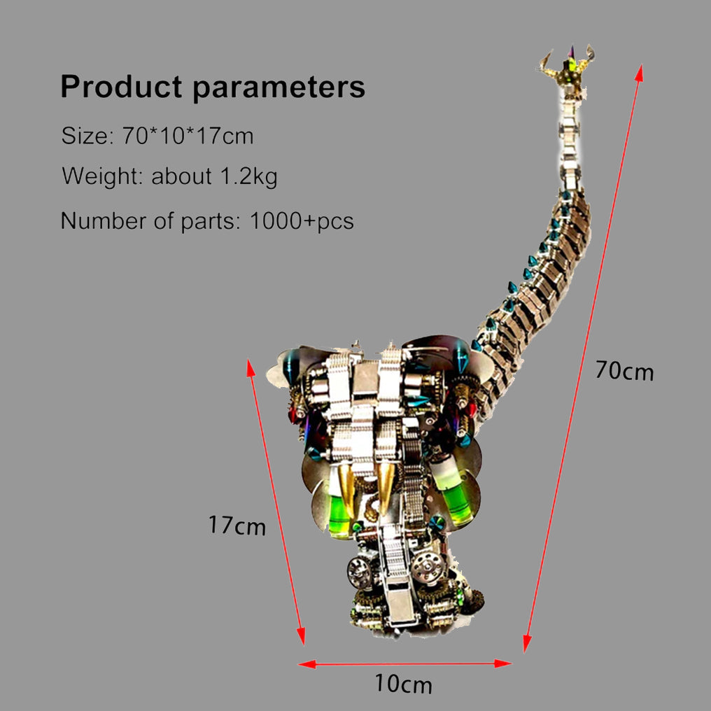 Create Your Own 3D Snake Metal Model: Engaging 1000+ Piece Puzzle Building Set!