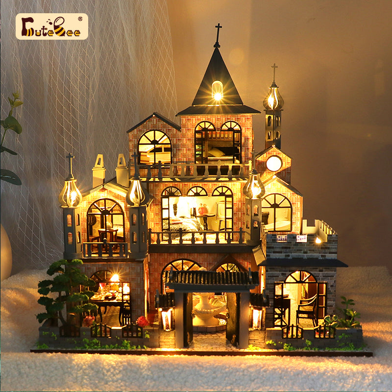 Puzziv 1:24 DIY Dollhouse Kit ( DREAMS COME TRUE)