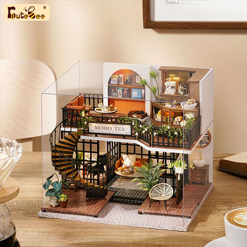 Puzziv 1: 24 DIY Dollhouse Kit (Forest Teashop )