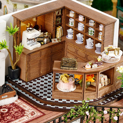 Puzziv 1: 24 DIY Dollhouse Kit (Forest Teashop )