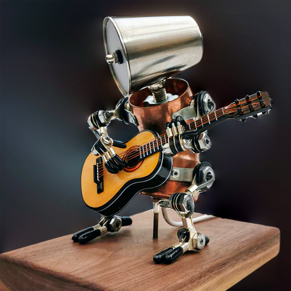 Steampunk 3D Metal Robot Band Model Kit - Create Your Own Handcrafted Masterpiece!