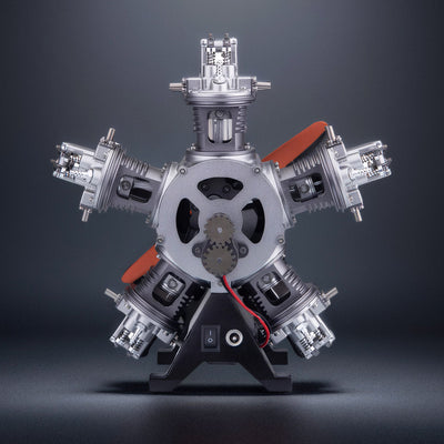 Puzziv™ | DIY 1/6 Full Metal 5 Cylinder Radial Engine Model Kit