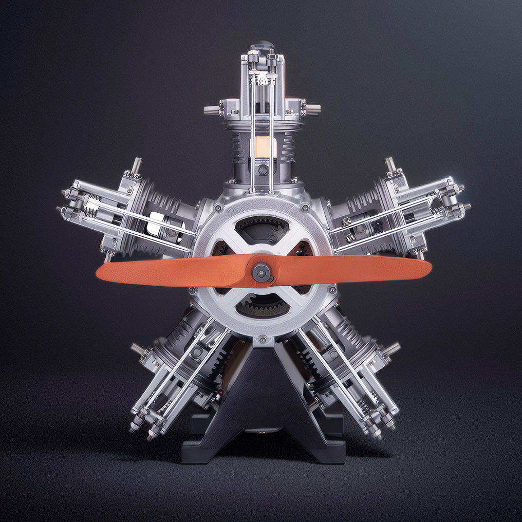 Puzziv™ | DIY 1/6 Full Metal 5 Cylinder Radial Engine Model Kit