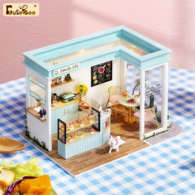 Puzziv 1: 24 DIY Dollhouse Kit (Happy Shop Series)