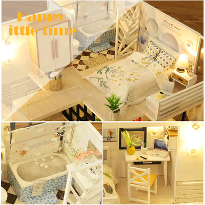 Puzziv 1: 24 DIY Dollhouse Kit (Happy Time)