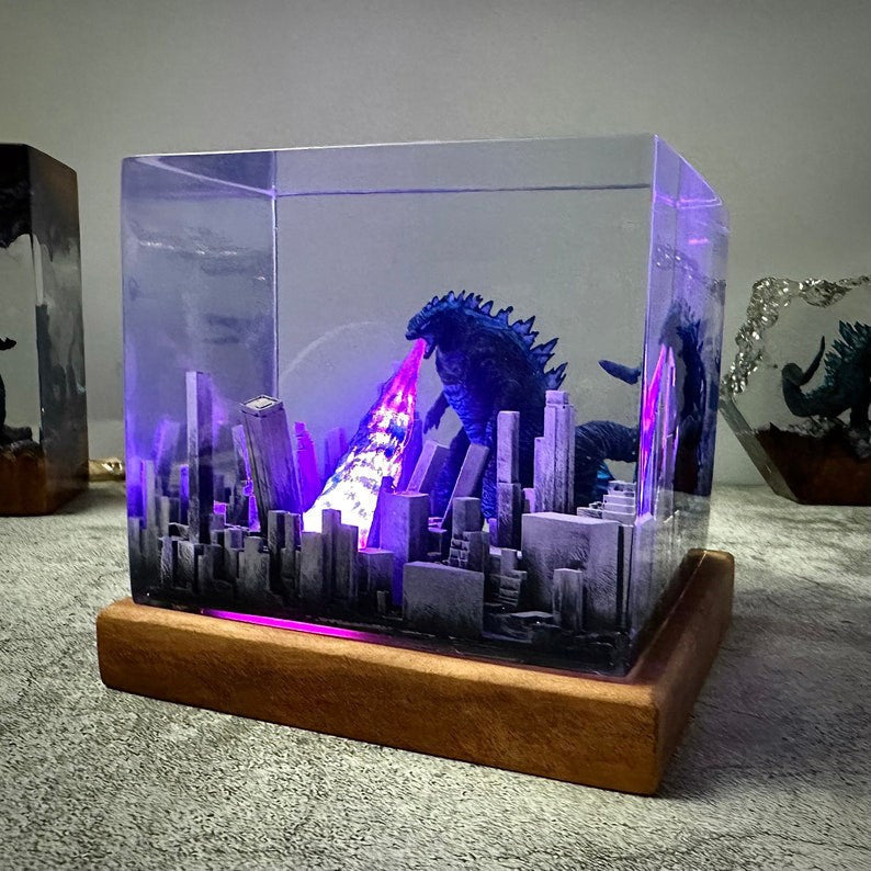 Resin Art Lamp For Movie Lover Birthday Gift Christmas Gift