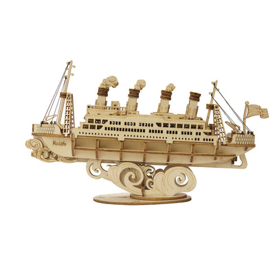 Puzziv  Cruise Ship TG306 3D Wooden Puzzle Decor