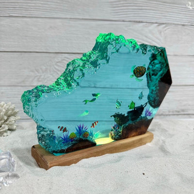 HOT SALE❗❗ Mermaid and Turtle Resin Night Light