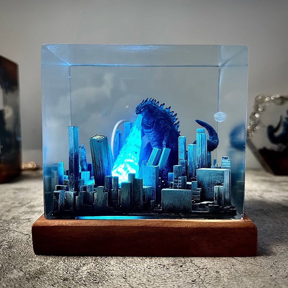 Resin Art Lamp For Movie Lover Birthday Gift Christmas Gift