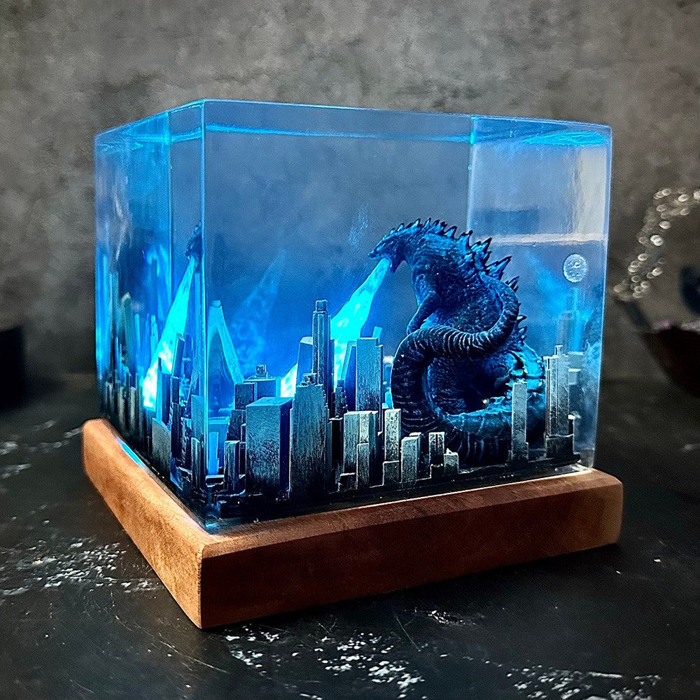 Resin Art Lamp For Movie Lover Birthday Gift Christmas Gift