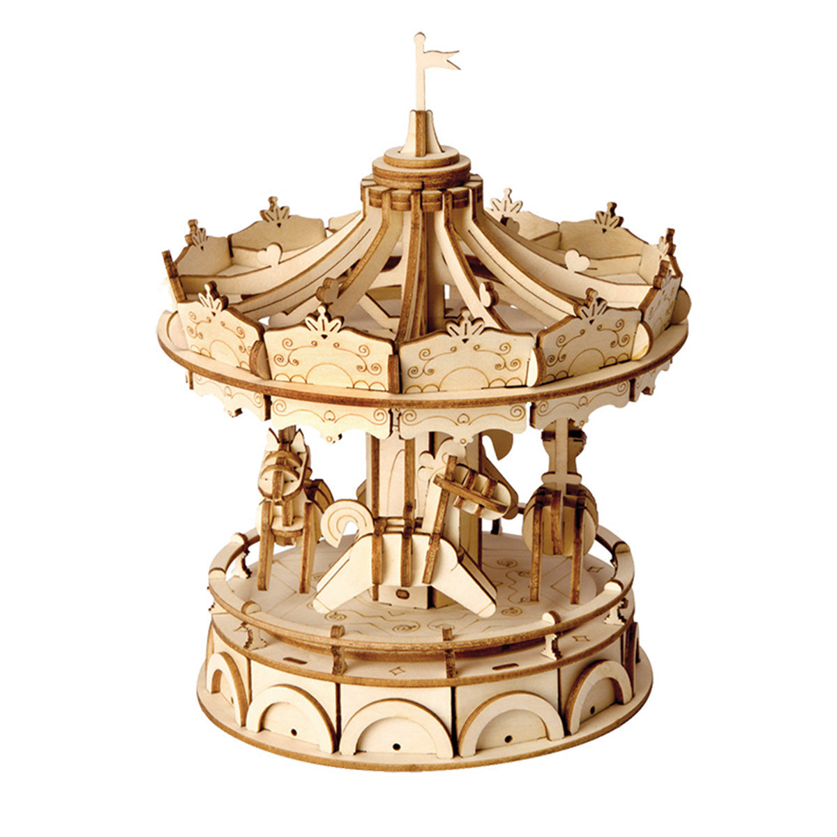 Puzziv  Merry-Go-Round TG404 3D Wooden Puzzle