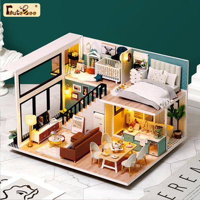 Puzziv 1: 24 DIY Dollhouse Kit (Comfortable Life)