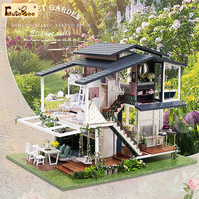 Puzziv 1:24 DIY Dollhouse Kit (Monet’s Garden)