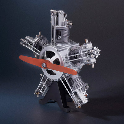 Puzziv™ | DIY 1/6 Full Metal 5 Cylinder Radial Engine Model Kit