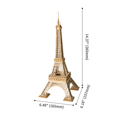 Puzziv  Eiffel Tower TG501 Architecture 3D Wooden Puzzle