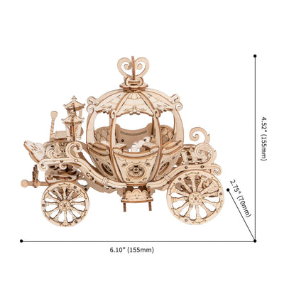 Puzziv  Pumpkin Carriage TG302 3D Wooden Puzzle