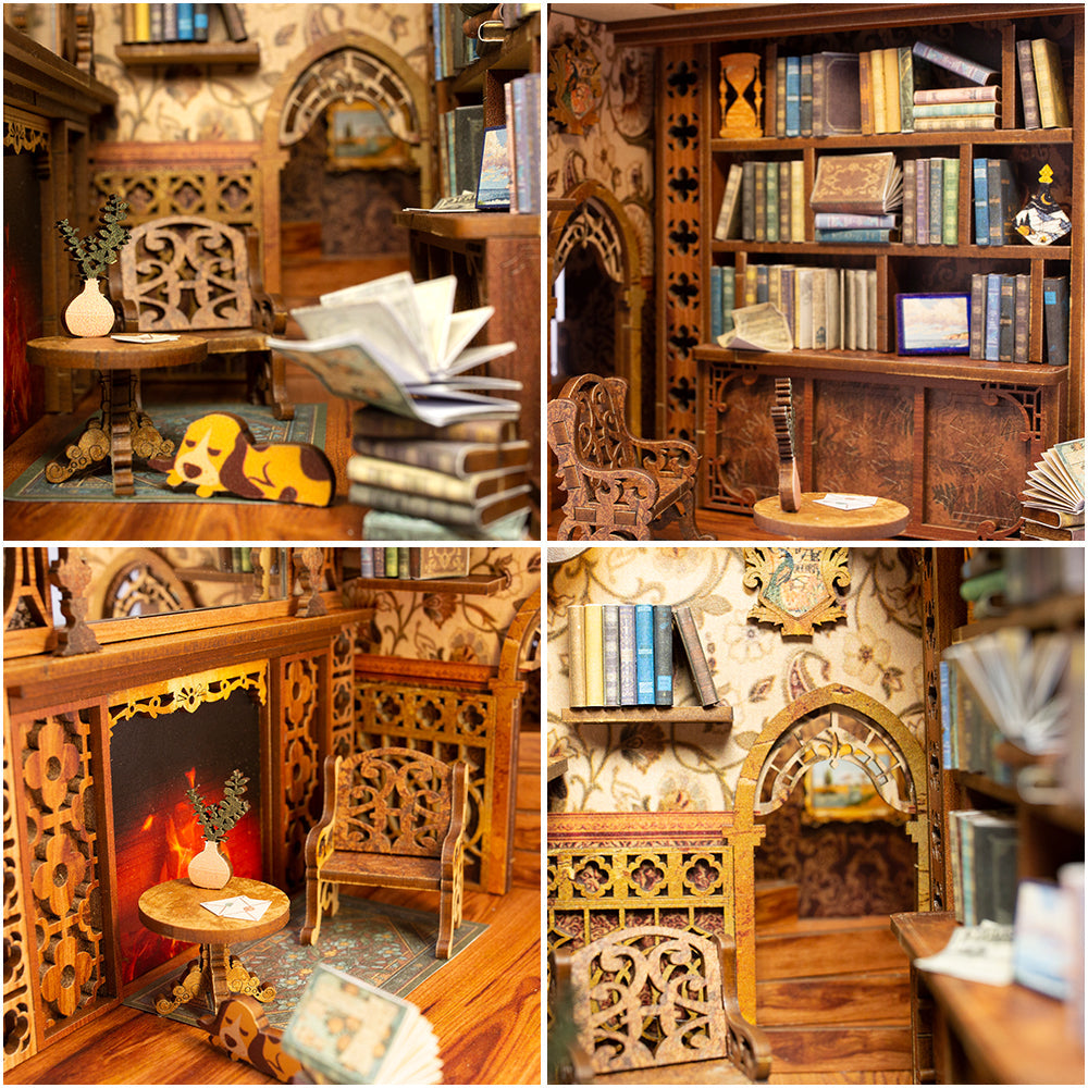 Puzziv DIY Booknook Kit (Eternal Bookstore)