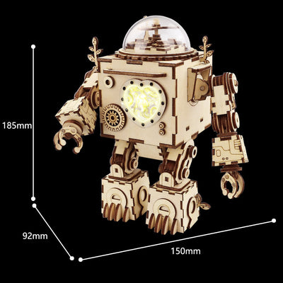 Puzziv Orpheus AM601 - Robotime DIY Steampunk Music Box