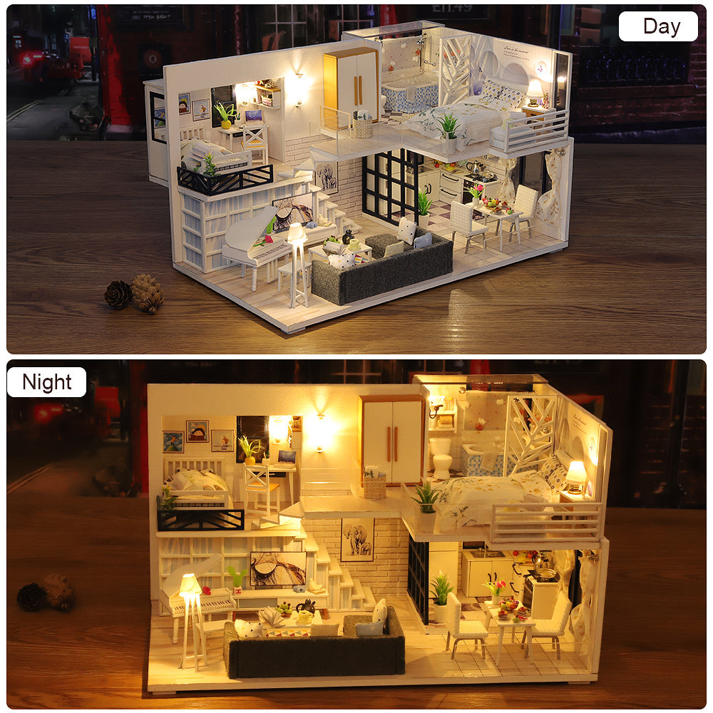 Puzziv 1: 24 DIY Dollhouse Kit (Happy Time)