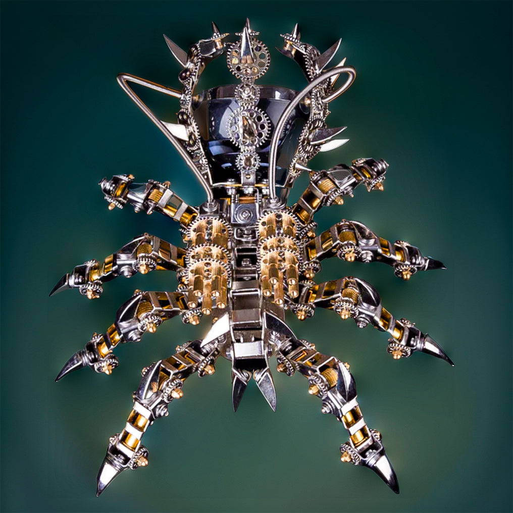 Create Your Own Stunning 3D Metal Tarantula Speaker Puzzle Kit - Over 1000 Pieces of Fun!