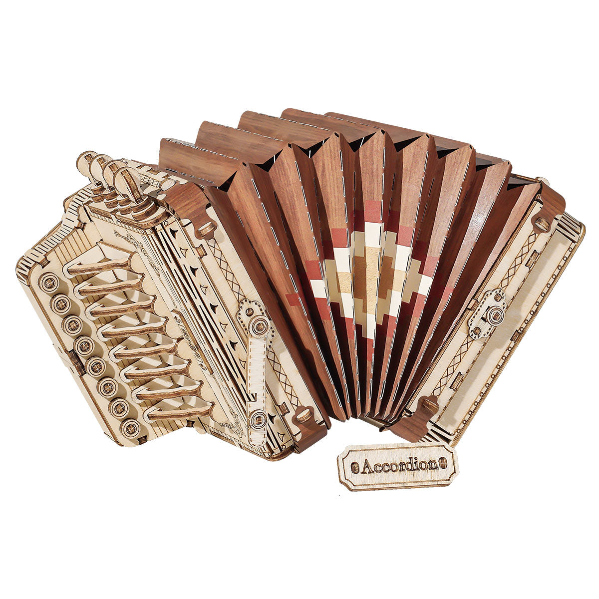 Puzziv  Accordion TG410 3D Wooden Puzzle