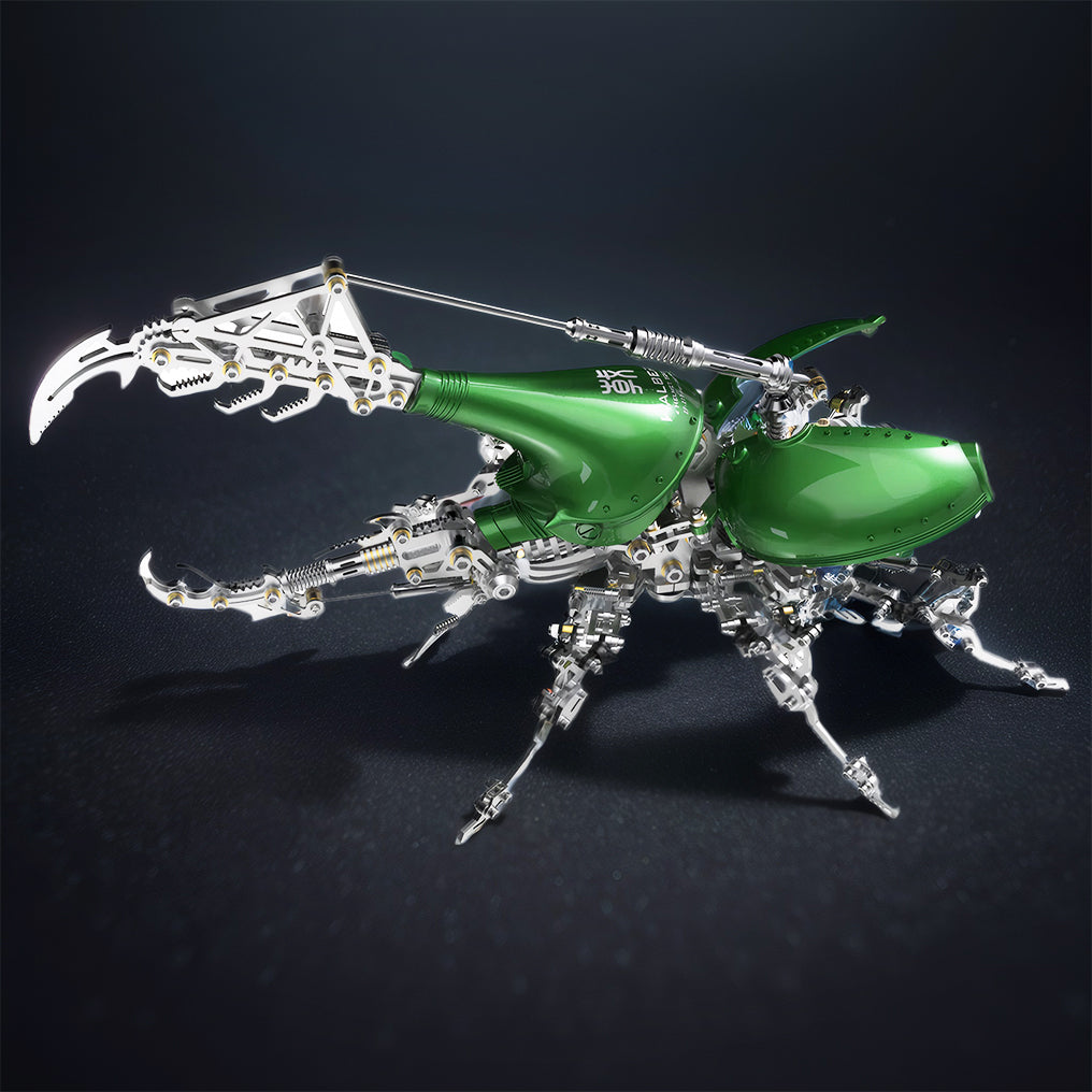 DIY 3D Beetle with Long Horn Metal Model Puzzles Kits