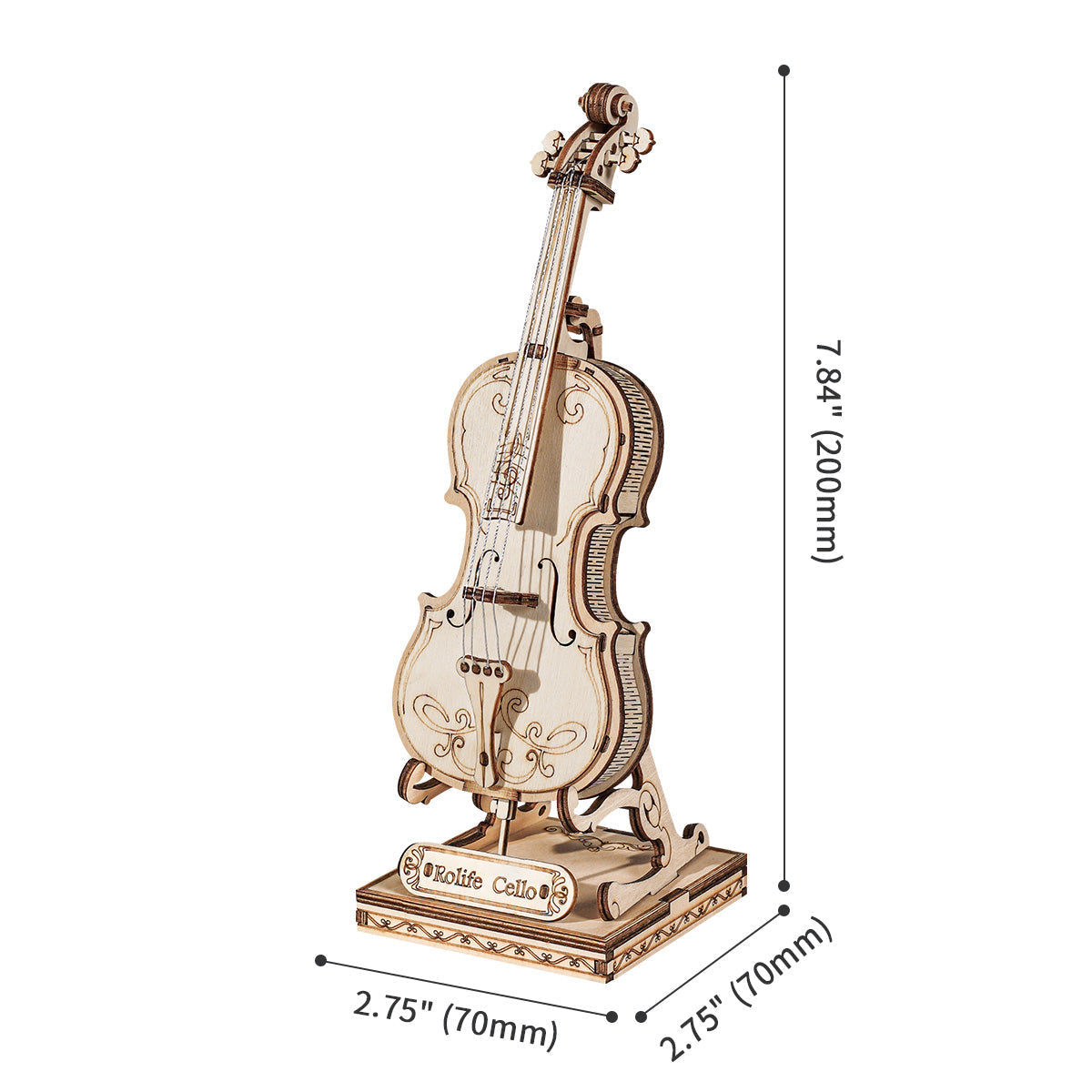 Puzziv  Cello TG411 3D Wooden Puzzle