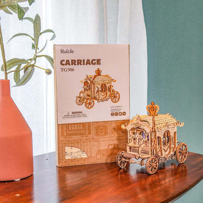 Puzziv  Classic Carriage TG506 - Modern 3D Wooden Puzzle