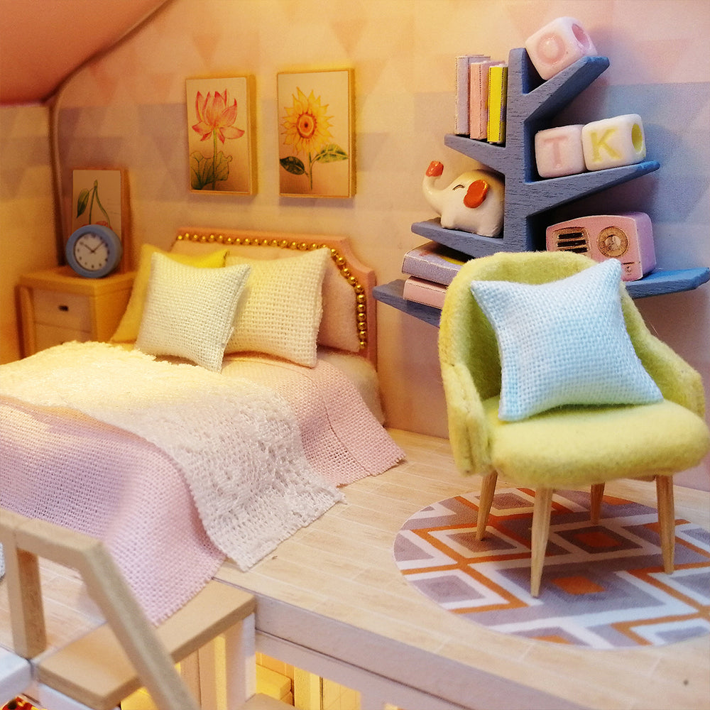 Puzziv 1: 24 DIY Dollhouse Kit (Sweet Time)