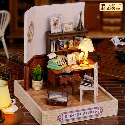 Puzziv 1: 24 DIY Dollhouse Kit( Corner of happiness)