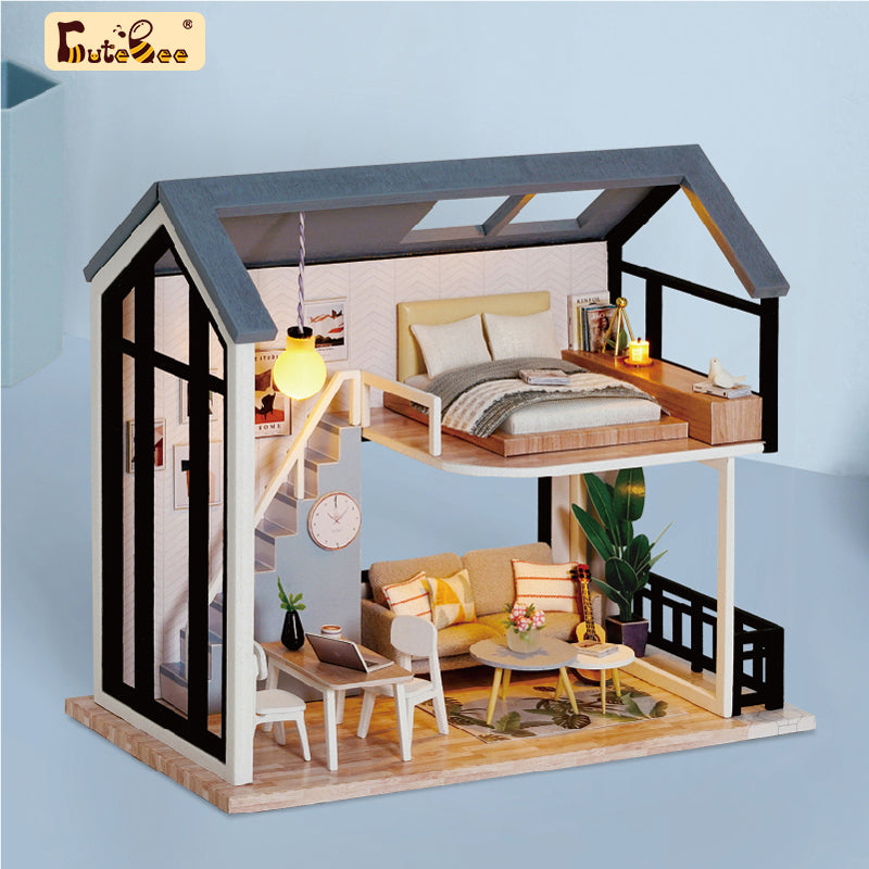 Puzziv 1:24 DIY Dollhouse Kit (Apartment)