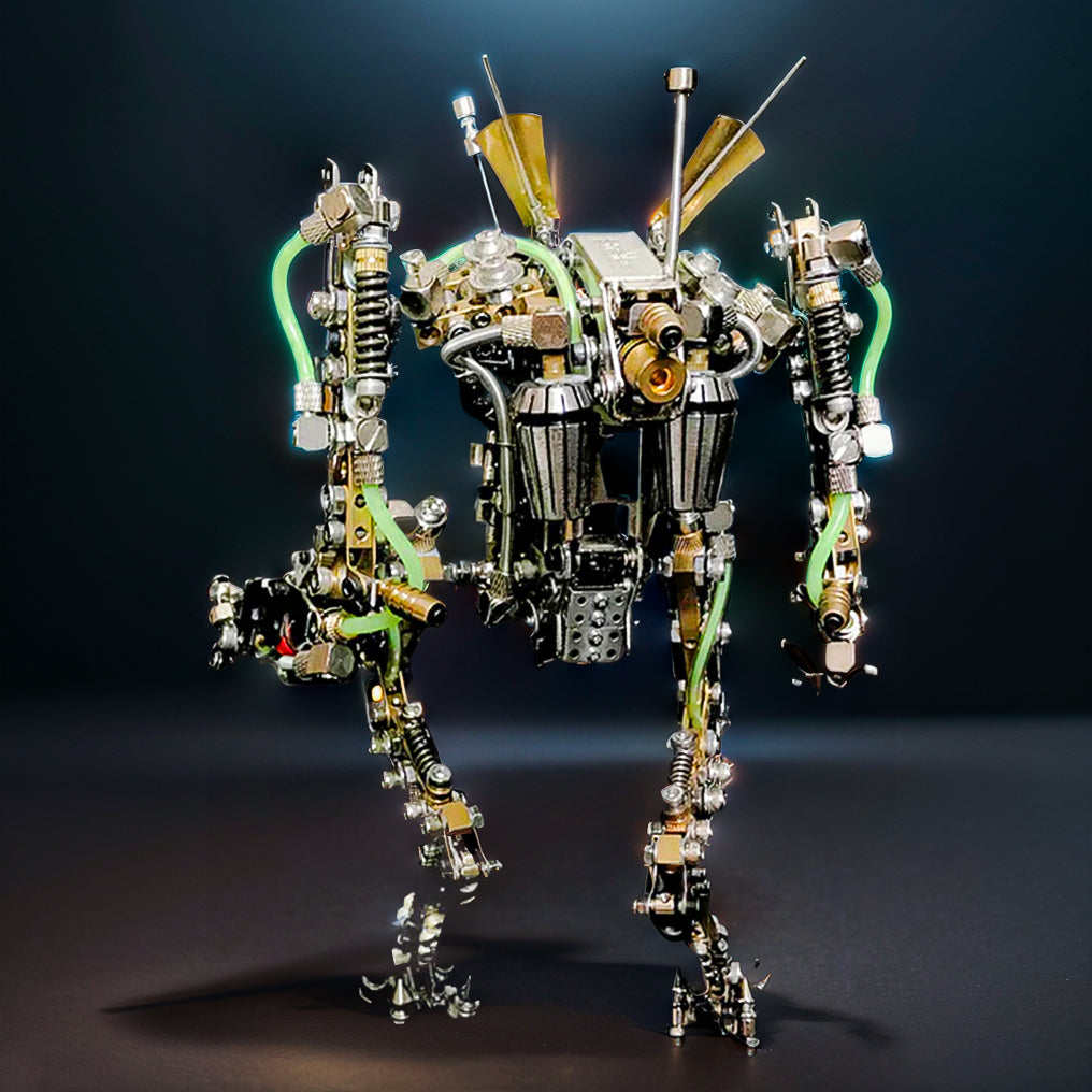 Transformative XIA-A Metal Mech Model Kit: Articulated Joints & LED Lighting for a Futuristic Experience