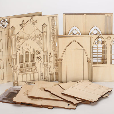 Puzziv DIY Booknook Kit (Pray in The Church)