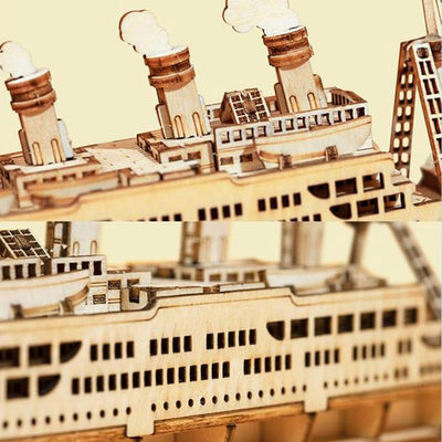 Puzziv  Cruise Ship TG306 3D Wooden Puzzle Decor