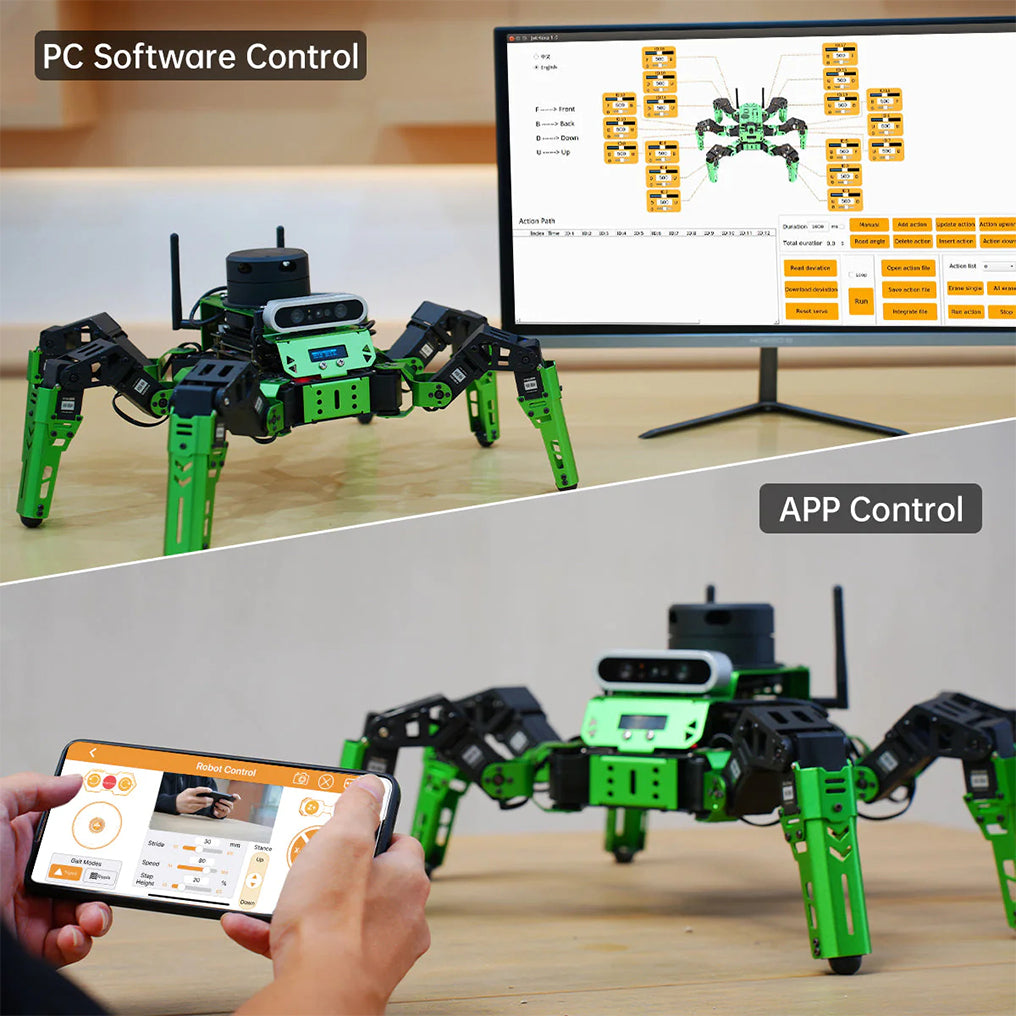 Educational Miniature Programming JetHexa ROS Hexapod Robot Kit Powered by Jetson Nano