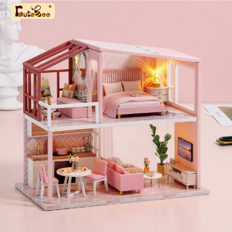 Puzziv 1:24 DIY Dollhouse Kit (Apartment)