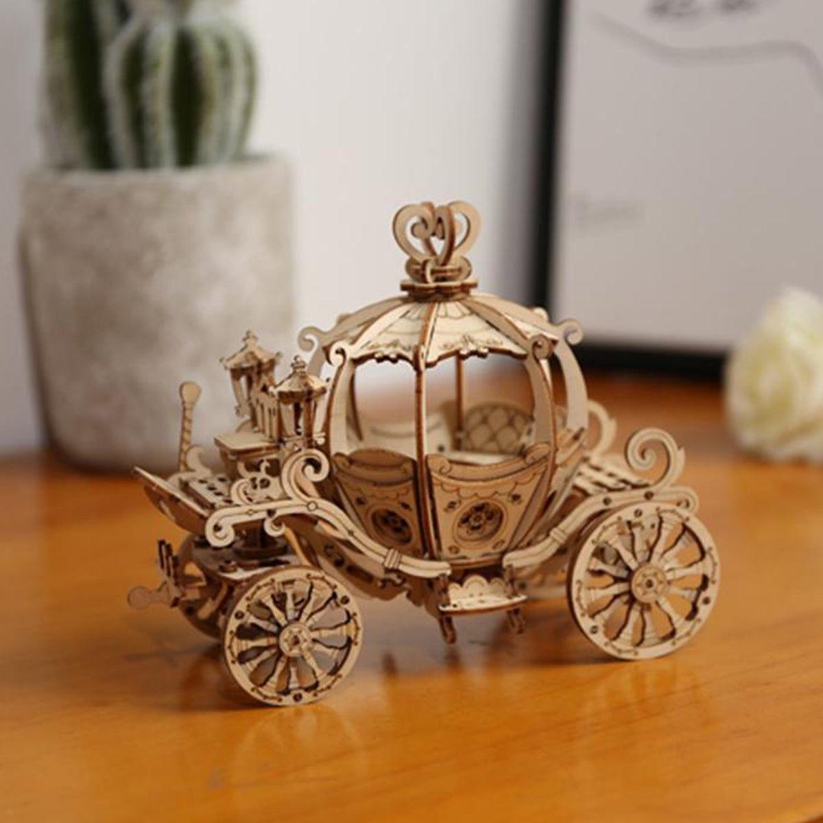 Puzziv  Pumpkin Carriage TG302 3D Wooden Puzzle