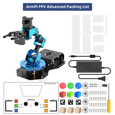 Educational Miniature ArmPi FPV AI Vision Raspberry Pi Programming ROS Robotic Arm