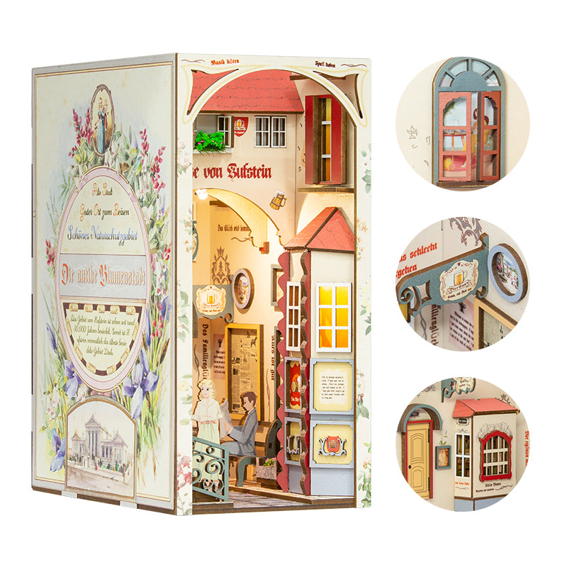 Puzziv DIY Booknook Kit (The Ancient City of Flowers)