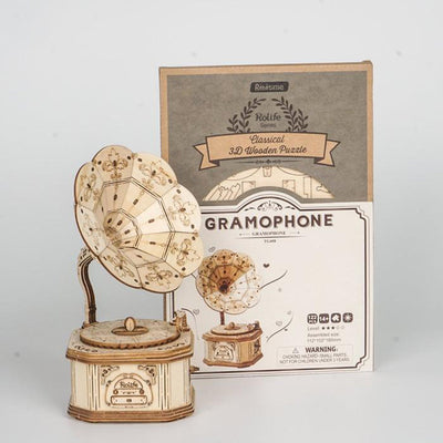 Puzziv  Gramophone TG408 3D Wooden Puzzle