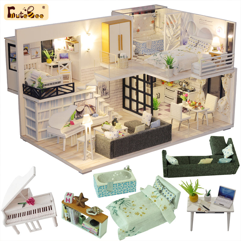 Puzziv 1: 24 DIY Dollhouse Kit (Happy Time)