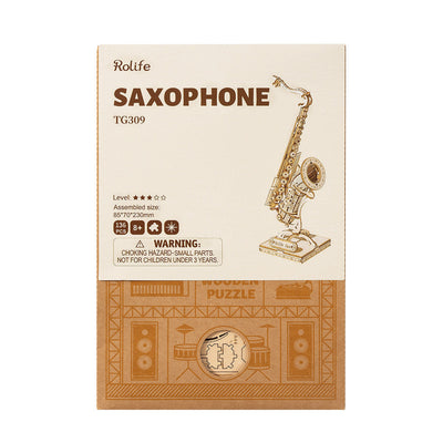 Puzziv  Saxophone TG309 3D Wooden Puzzle