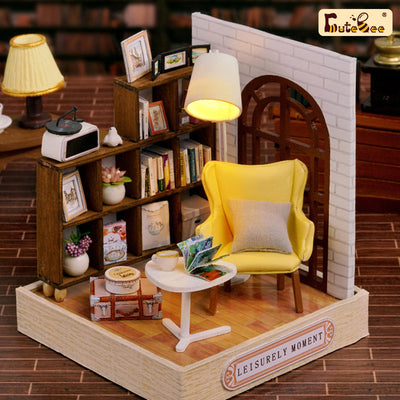 Puzziv 1: 24 DIY Dollhouse Kit( Corner of happiness)