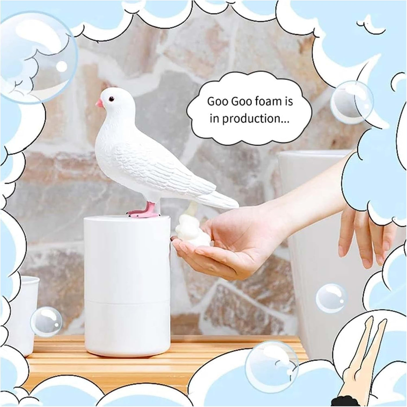 Puzziv™ | Pigeon Soap Dispenser