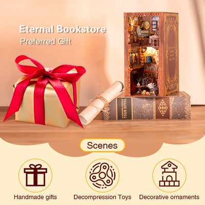 Puzziv DIY Booknook Kit (Eternal Bookstore)