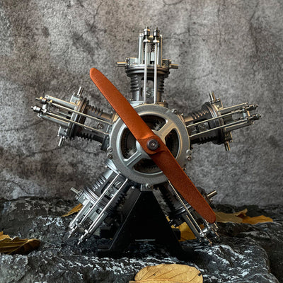 Puzziv™ | DIY 1/6 Full Metal 5 Cylinder Radial Engine Model Kit