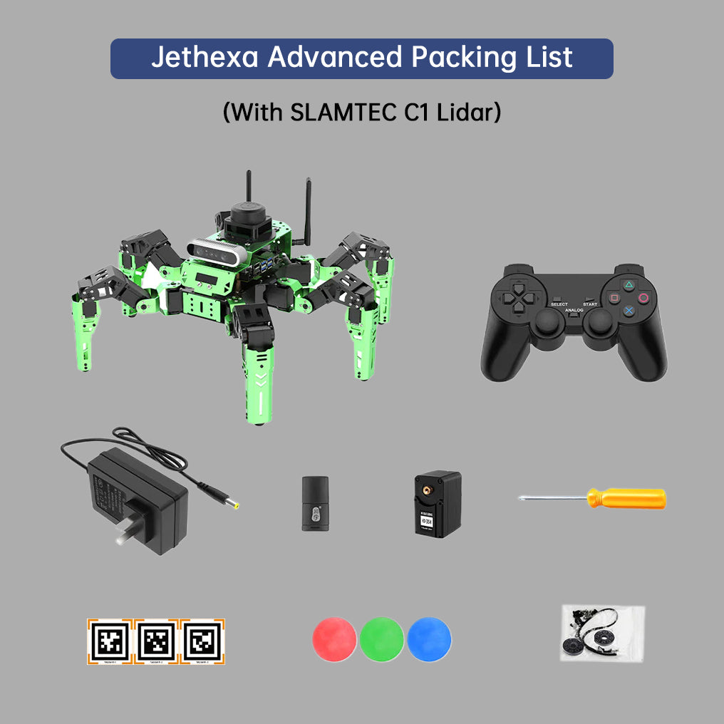 Educational Miniature Programming JetHexa ROS Hexapod Robot Kit Powered by Jetson Nano