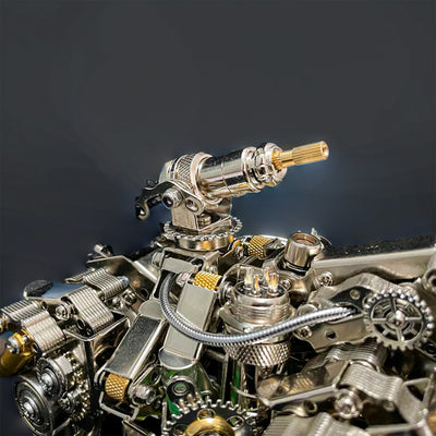 Build Your Own Steampunk Mechanical Siege Rhino: 700+ Piece DIY Craft Kit!