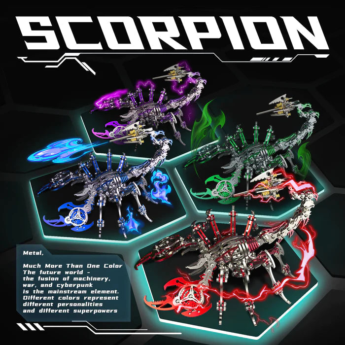 DIY 3D Scorpion Metal Model  Puzzles Building Block Set Toys