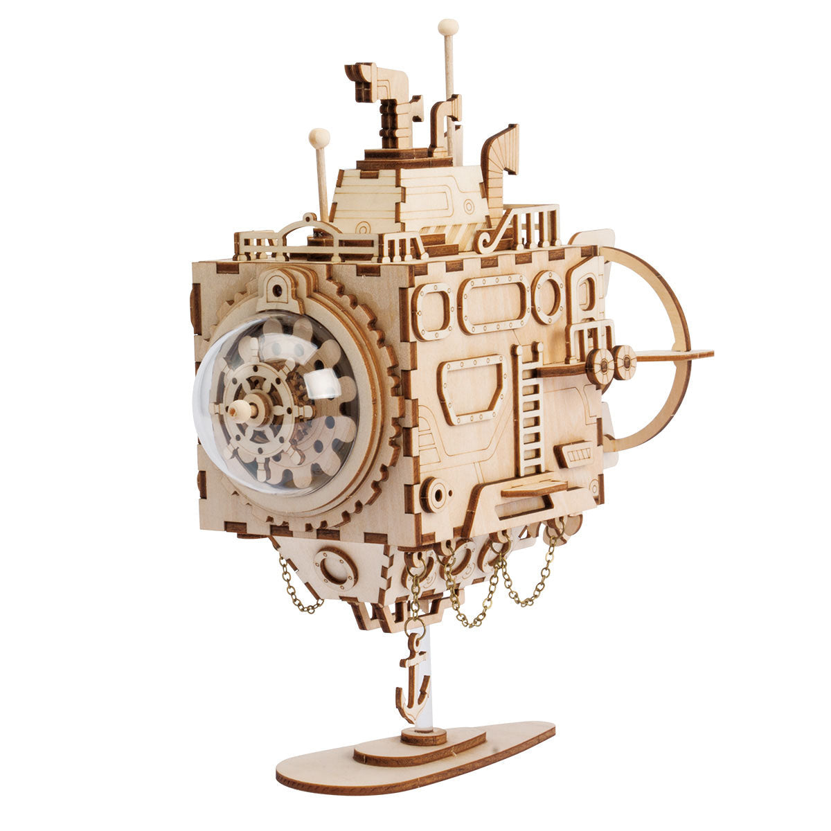 Puzziv Submarine AM680 - DIY Steampunk Music Box